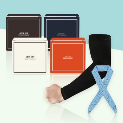 국산 물방울 쿨 스카프 + 국산 일반 밴딩 쿨토시 SET