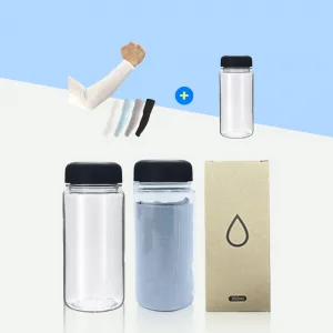 아쿠아 쿨토시 한쌍 + 보틀 350ml 1개