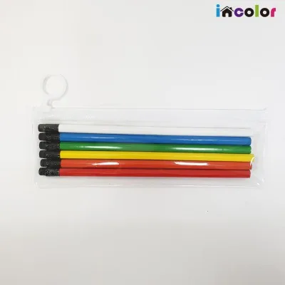 incolor 고주파 6본입 비비드 육각 (2B) 연필
