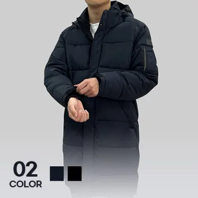 고급 웰론 롱패딩점퍼 남녀공용 방한 유니폼 M-4XL