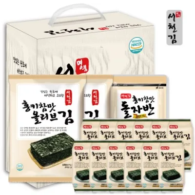 서천 명품 김세트 4호 (도시락12봉.전장2봉.자반1봉)