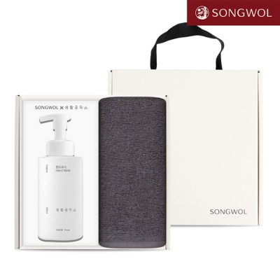 송월 핸드워시 기프트세트 28 (항균무지150g 1P + 생활공작소500ml 1P)