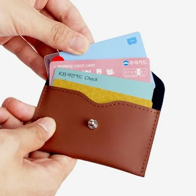 RFID 해킹방지 소가죽 카드지갑