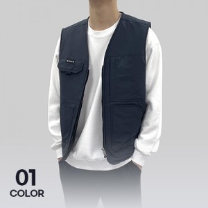 폴라폴리스 안감 베이직 겨울조끼 남녀공용 방한 단체 유니폼 M-4XL
