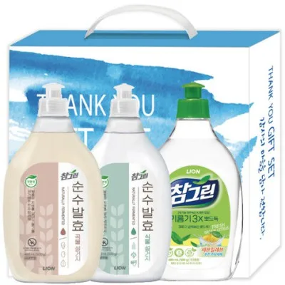 참그린 식물용기+곡물용기+녹차용기 선물세트