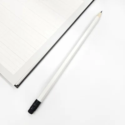 incolor 잘 써지는 화이트 육각 연필 (2B)