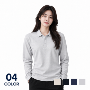 겨울 양기모 폴로 긴팔 카라 티셔츠 유니폼 행사 단체복