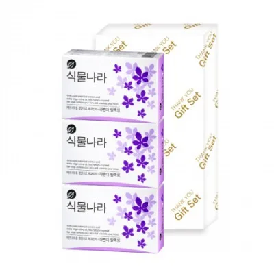 식물나라 라벤더 비누 3p 선물세트