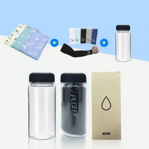 패턴 쿨타올 + 플씨드 스포츠 쿨토시 + 보틀 350ml SET