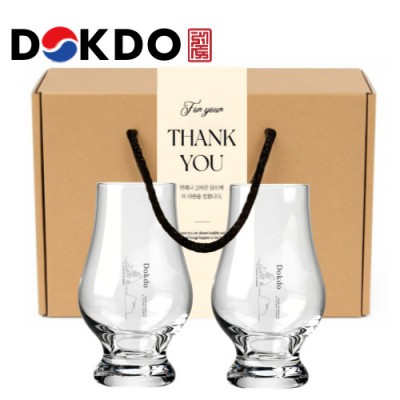 한국전통 K컬쳐 독도 40240 위스키잔 노징글라스 양주 니트잔 170ml 2P 기프팅