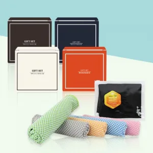 뱀부얀 건식 쿨타올 + 국산 고급 밴딩 쿨토시 SET