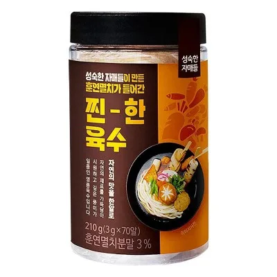 성숙한자매들 훈연멸치가 들어간 찐한육수 70알