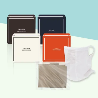 국산 선케어 스킨 손 쿨토시 + 메쉬 귀걸이 쿨 마스크 SET