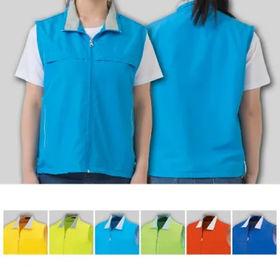 포인트그레이 카라 조끼 남성 여성 단체행사 유니폼 M-3XL