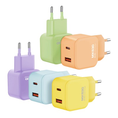 엑스트라 25W PD PPS USB C타입 초고속 충전기 핸드폰 어댑터 컬러 케이블 세트