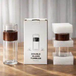 57도씨 내열유리 텀블러 티머그 리유저블컵 200ml
