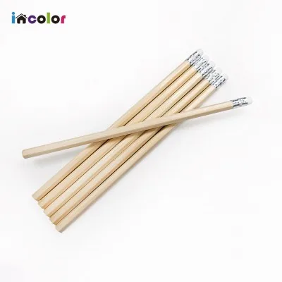incolor OPP 5본입 네츄럴 육각 연필 (B)
