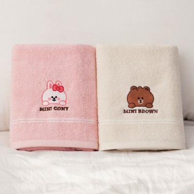 라인프렌즈 미니앤프렌즈 세면타올 130g