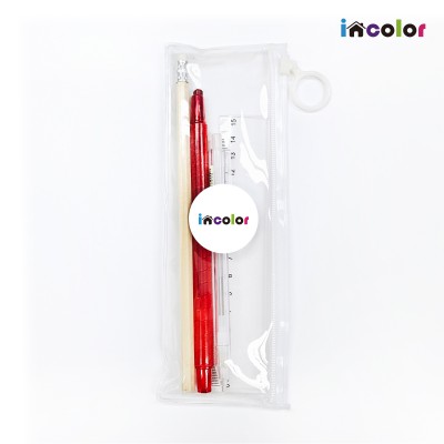 incolor 문구세트 고주파 34 (연필+색연필+샤프+자)