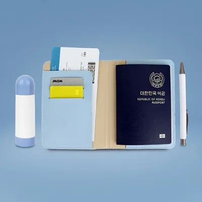 프리미엄 트래블 키트 B - 여권지갑 세트 / RFID 해킹방지 기능