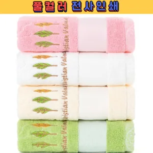 트래블잇 국내생산 VC나뭇잎 30수160g 전사타올 1P/2P/3P/4P/5P