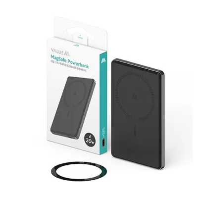 뉴에이커 20W 메탈 맥세이프 고속충전 보조배터리 5000mAh