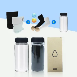 귀걸이 쿨마스크 + 국산 라인 쿨토시 + 보틀 350ml SET